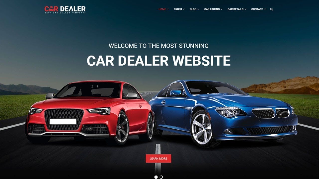Thiết kế website ô tô sang trọng, đẳng cấp